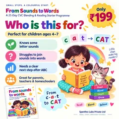 Who it is for: children who know some letter sounds and need help blending words